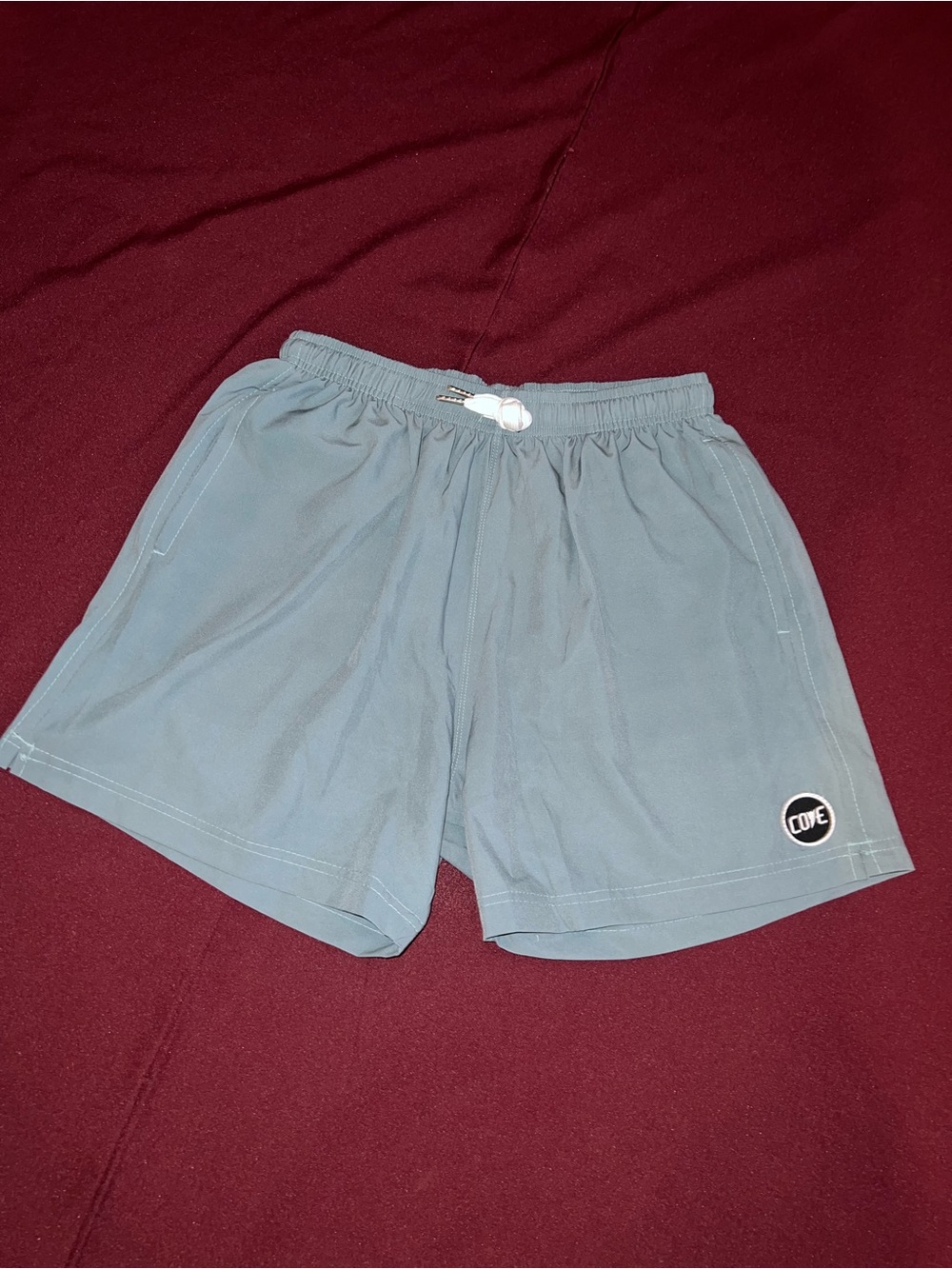 Cove brand gray/green color swim shorts size 30